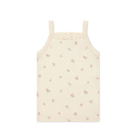 Organic Cotton Singlet - Meredith Egret Childrens Singlet from Jamie Kay USA