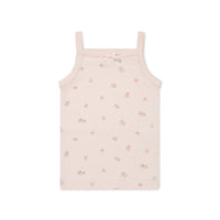 Organic Cotton Singlet - Meredith Morganite Childrens Singlet from Jamie Kay USA