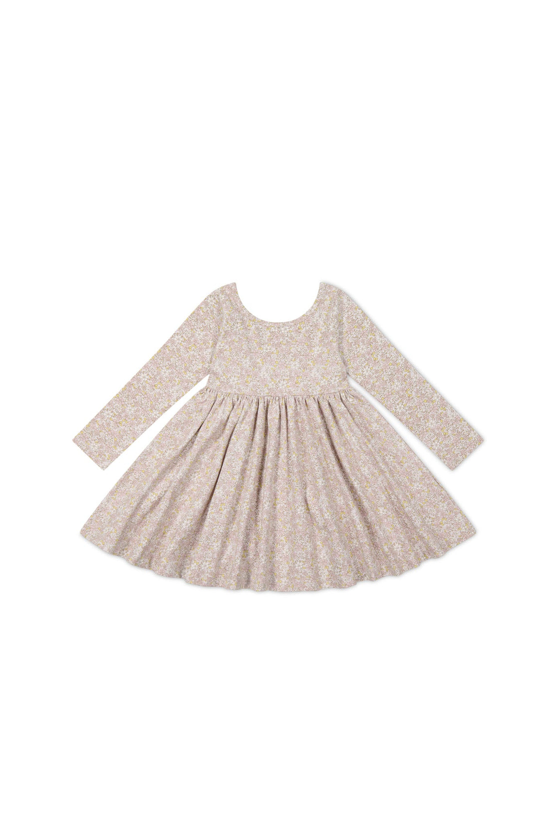 Organic Cotton Tallulah Dress - Chloe Lilac Childrens Dress from Jamie Kay USA