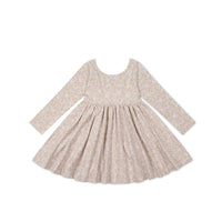 Organic Cotton Tallulah Dress - Chloe Lilac Childrens Dress from Jamie Kay USA