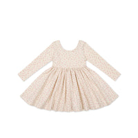 Organic Cotton Tallulah Dress - Emmy Egret Childrens Dress from Jamie Kay USA