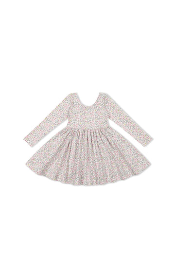 Organic Cotton Tallulah Dress - Fifi Mini Slightly Pink Childrens Dress from Jamie Kay USA