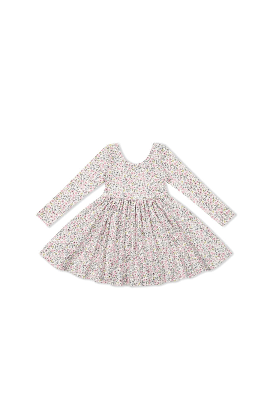 Organic Cotton Tallulah Dress - Fifi Mini Slightly Pink Childrens Dress from Jamie Kay USA