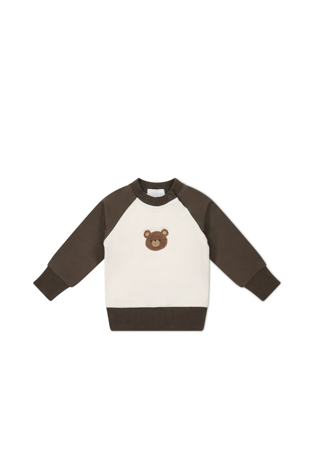 Organic Cotton Tao Sweatshirt - Cloud Bobbie Bear Childrens Sweatshirting from Jamie Kay USA