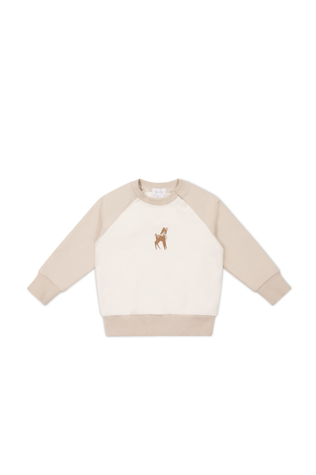 Organic Cotton Tao Sweatshirt - Fable Deer Cloud Childrens Top from Jamie Kay USA