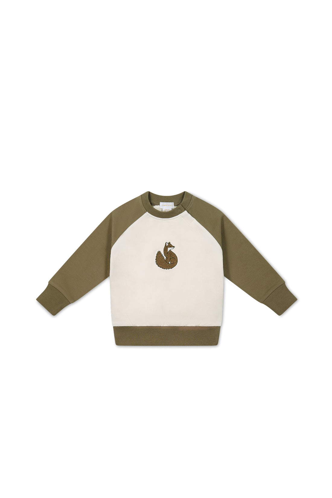 Organic Cotton Tao Sweatshirt - Oak Fox Childrens Top from Jamie Kay USA