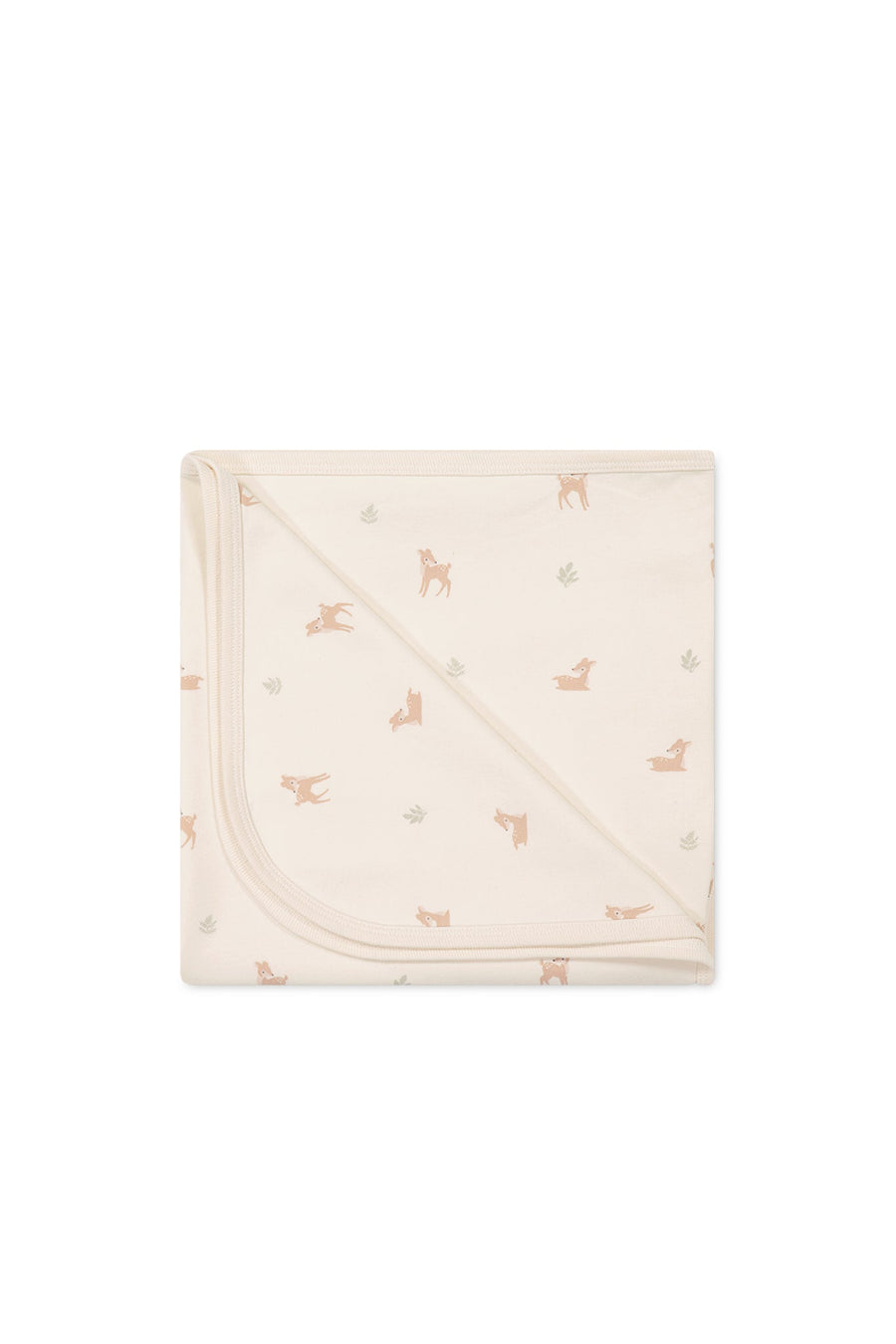 Organic Cotton Wrap Blanket - Fable Deer Cloud Childrens Blanket from Jamie Kay USA