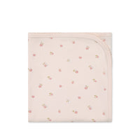 Organic Cotton Wrap Blanket - Meredith Morganite Childrens Blanket from Jamie Kay USA