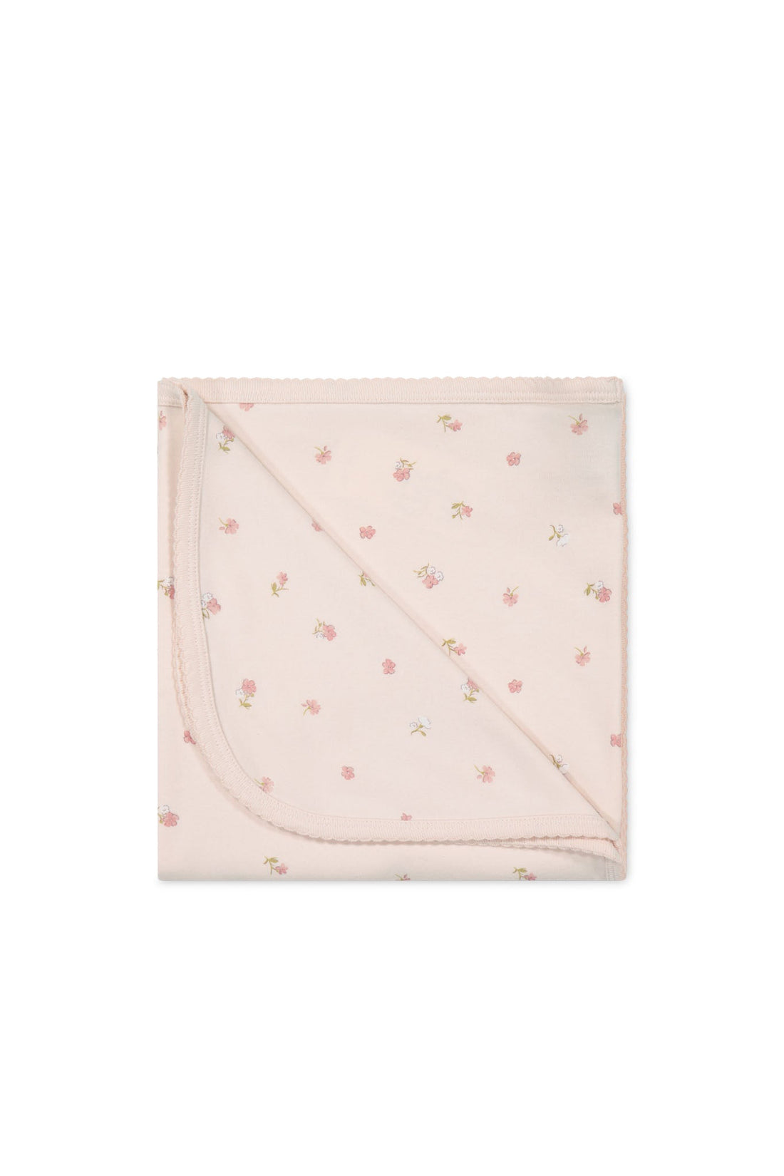 Organic Cotton Wrap Blanket - Meredith Morganite Childrens Blanket from Jamie Kay USA