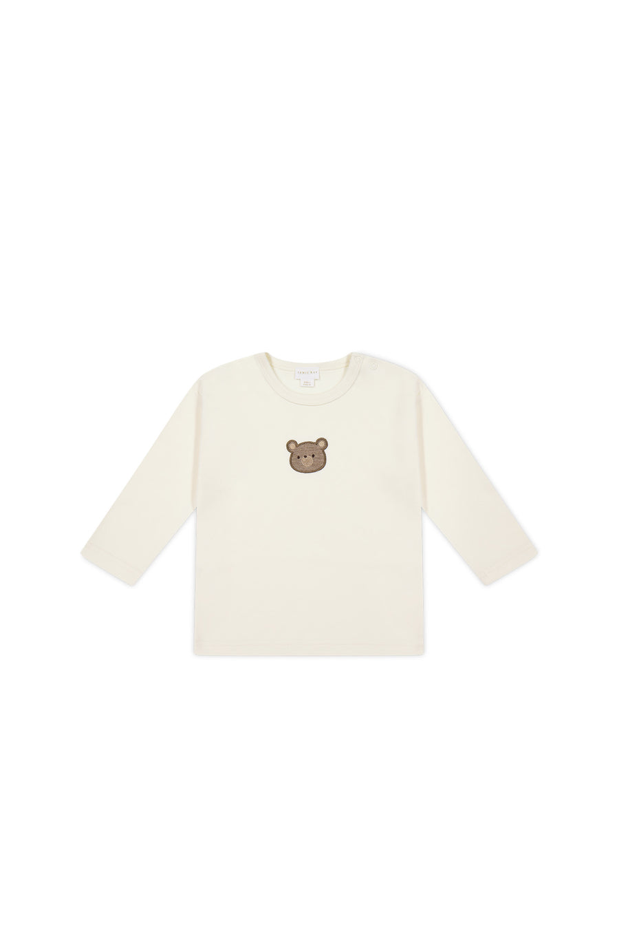 Pima Cotton Arnold Long Sleeve Top - Cloud Bear Childrens Top from Jamie Kay USA