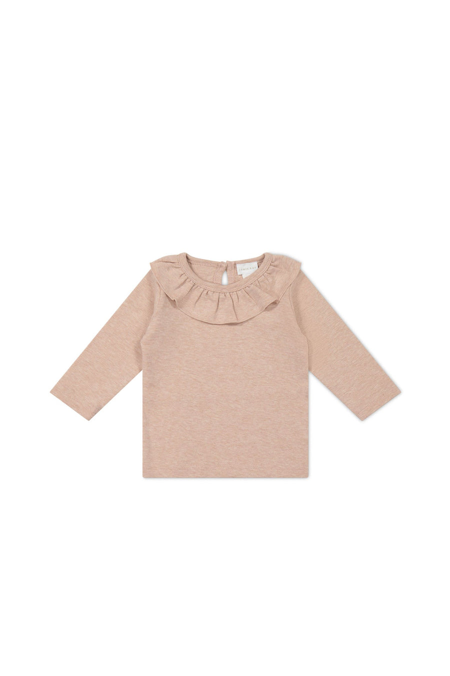 Pima Cotton Louise Top - Dusky Rose Marle Childrens Top from Jamie Kay USA