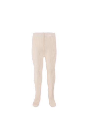 Ribbed Tight - Dainty Pink Childrens Tight from Jamie Kay USA