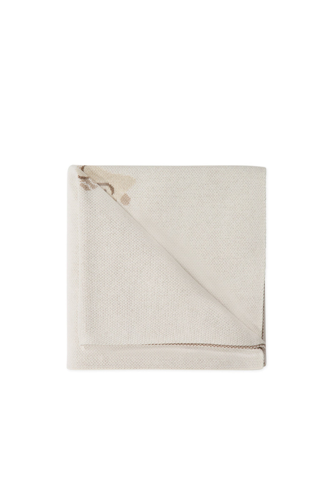 Sasha Puppy Knitted Blanket - Tofu Childrens Blanket from Jamie Kay USA