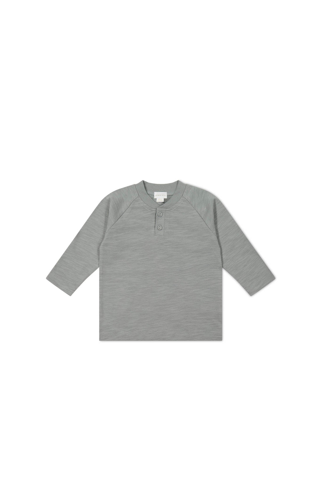 Slub Cotton Long Sleeve Weston Tee - Milford Sound Childrens Top from Jamie Kay USA