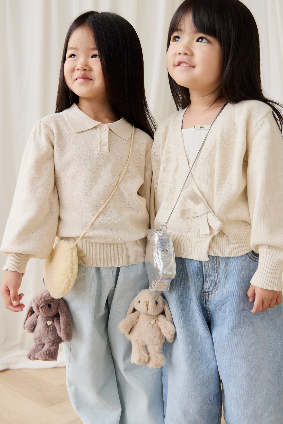 Snuggle Bunnies - Penelope Keyring - Caramel Childrens Toy from Jamie Kay USA