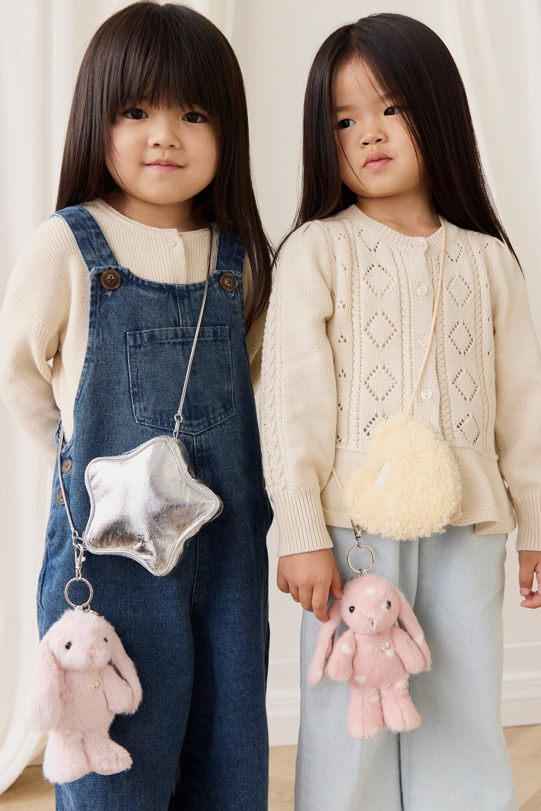 Snuggle Bunnies - Penelope Keyring - Blossom Childrens Toy from Jamie Kay USA