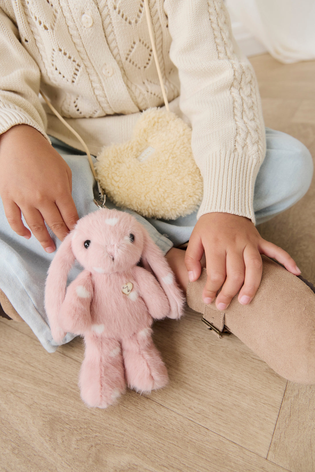 Snuggle Bunnies - Penelope Keyring Little Love Childrens Toy from Jamie Kay USA