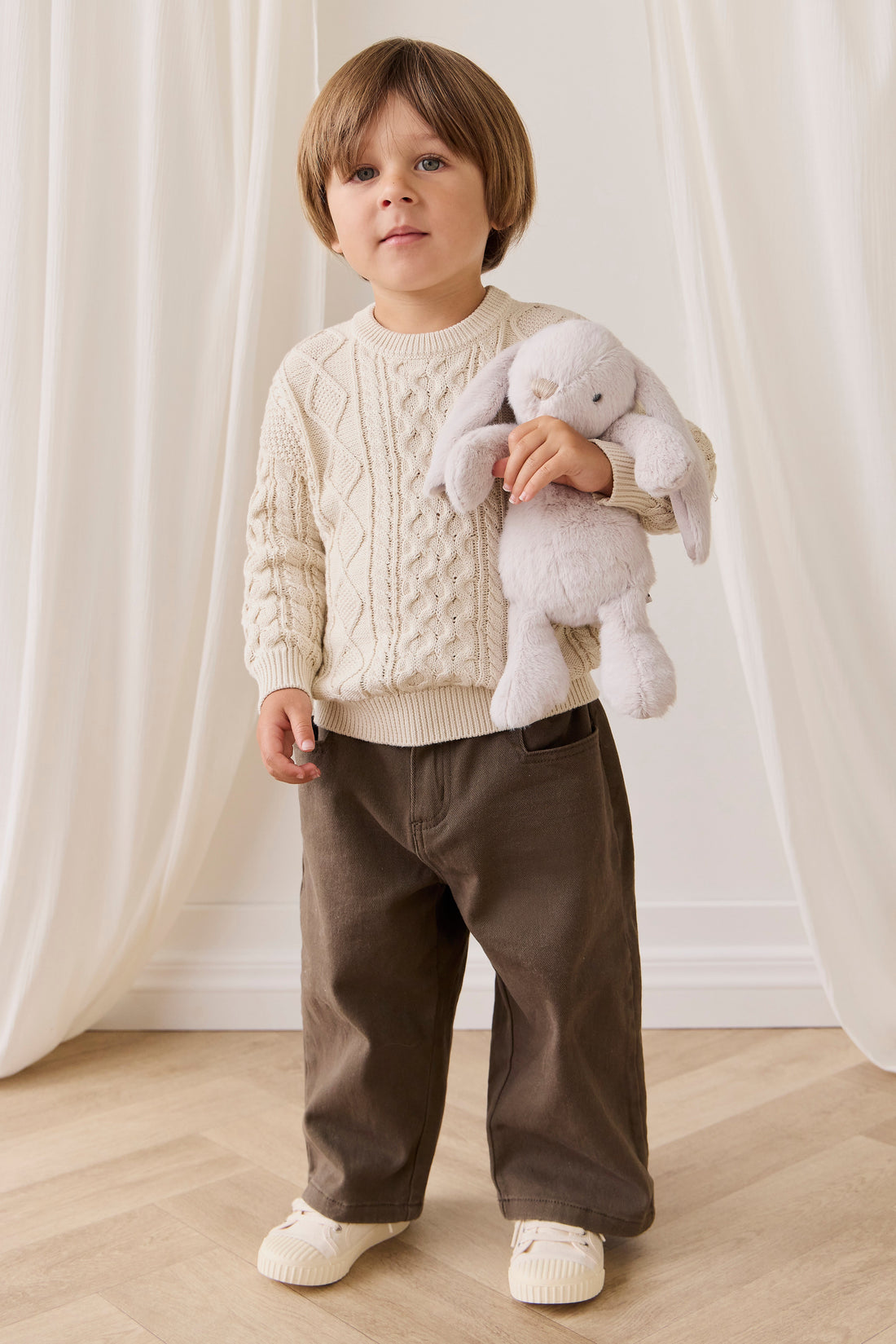 Snuggle Bunnies - Penelope - Beige Childrens Toy from Jamie Kay USA