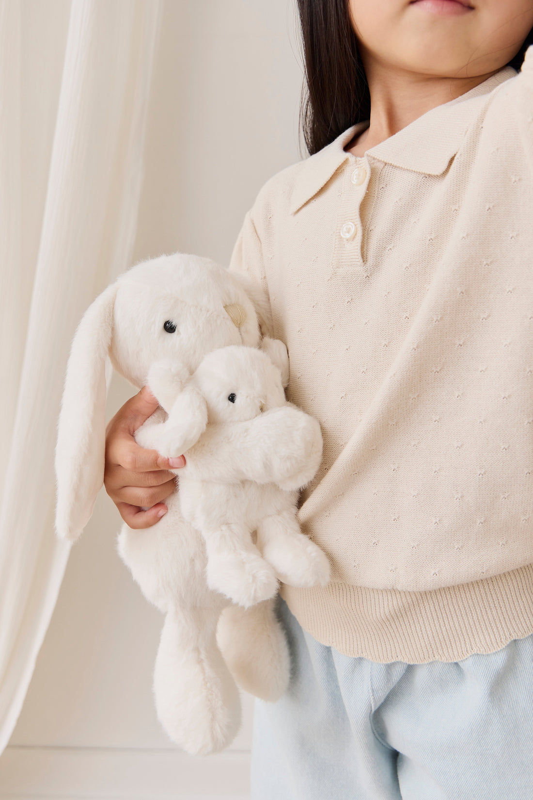 Snuggle Bunnies - Frankie the Hugging Bunny - Marshmallow Childrens Toy from Jamie Kay USA