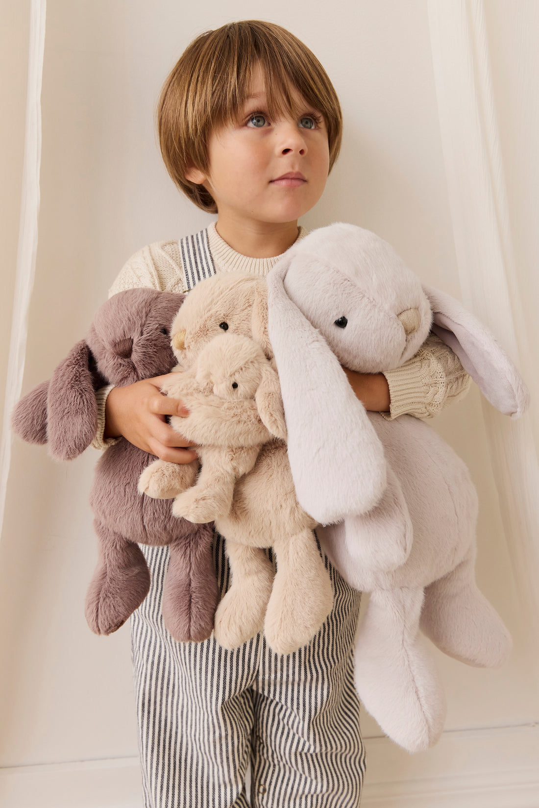 Snuggle Bunnies - Penelope - Beige - 45CM Childrens Toy from Jamie Kay USA