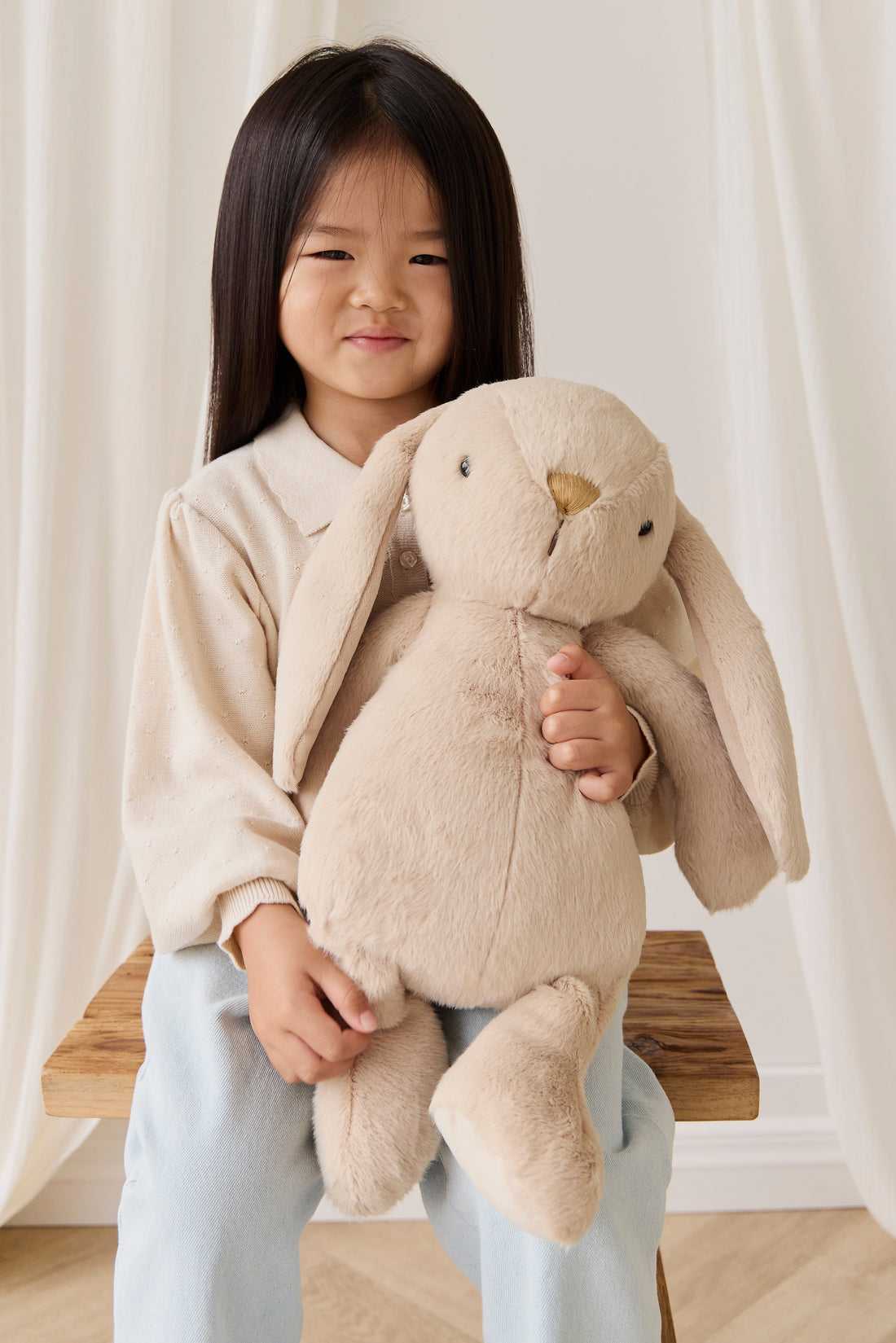 Snuggle Bunnies - Penelope - Caramel - 45CM Childrens Toy from Jamie Kay USA