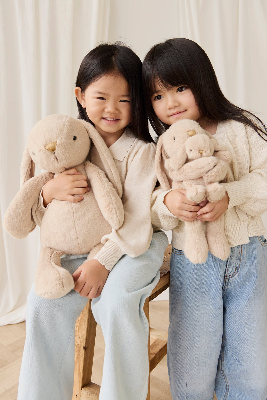 Snuggle Bunnies - Penelope - Caramel - 45CM Childrens Toy from Jamie Kay USA
