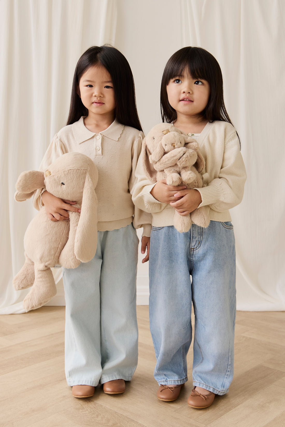 Snuggle Bunnies - Penelope - Caramel - 45CM Childrens Toy from Jamie Kay USA