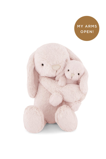 Snuggle Bunnies - Frankie the Hugging Bunny - Blush Childrens Toy from Jamie Kay USA