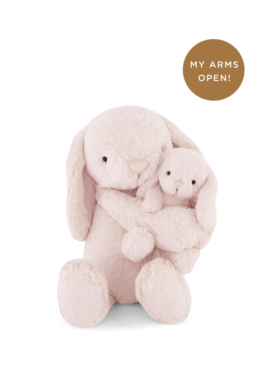 Snuggle Bunnies - Frankie the Hugging Bunny - Blush Childrens Toy from Jamie Kay USA