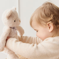 Snuggle Bunnies - Georgie With Bow Childrens Toy from Jamie Kay USA