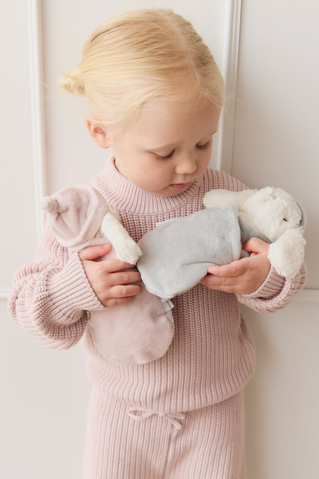 Snuggle Bunnies - Sleeping Penelope  - Blush Childrens Toy from Jamie Kay USA