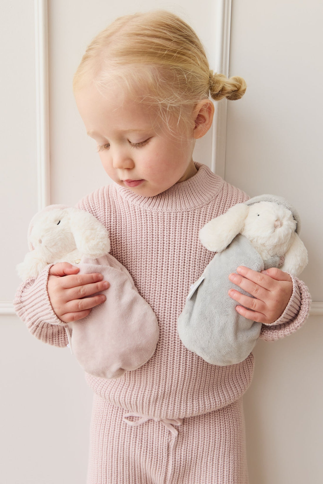 Snuggle Bunnies - Sleeping Penelope  - Blush Childrens Toy from Jamie Kay USA