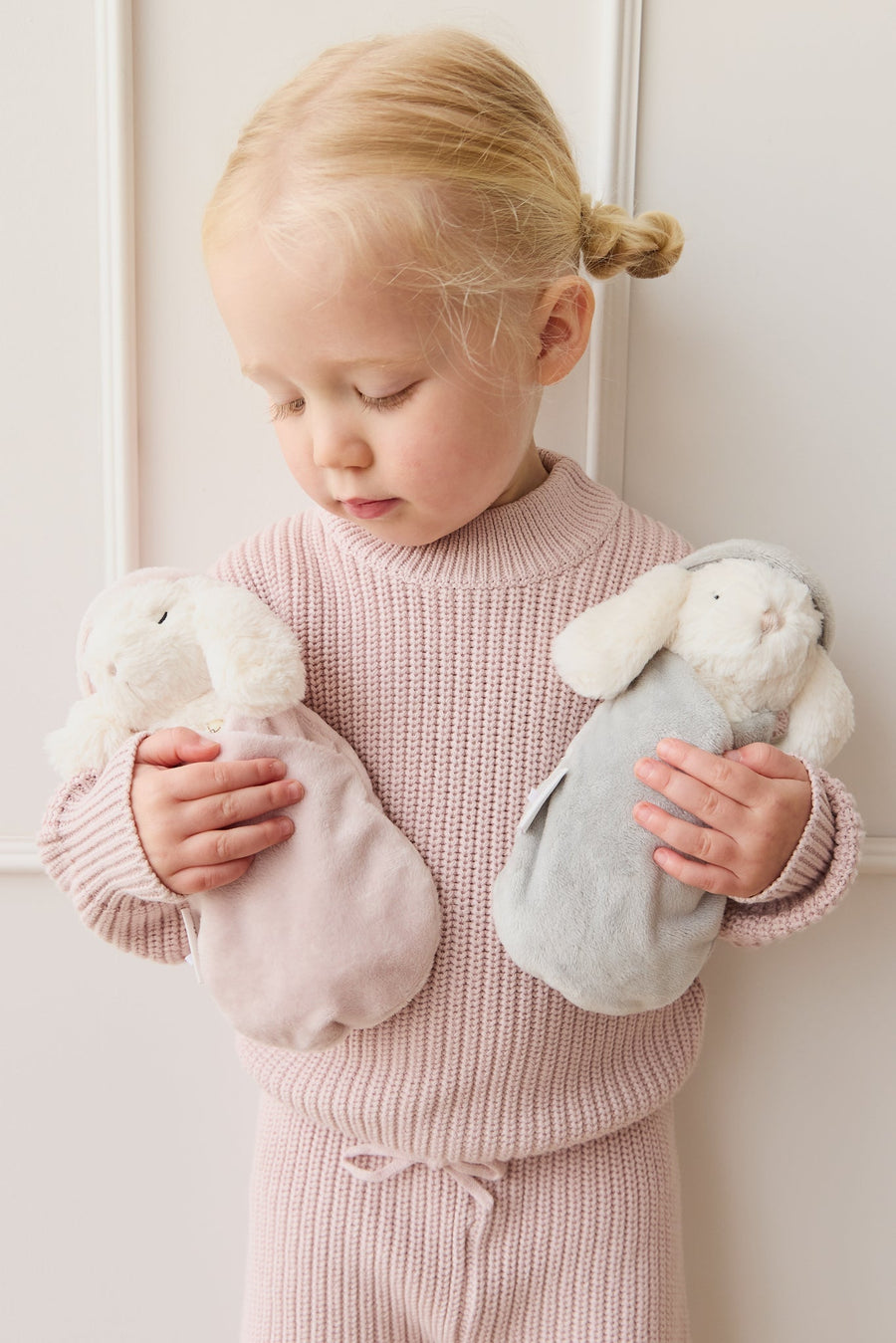 Snuggle Bunnies - Sleeping Penelope  - Blush Childrens Toy from Jamie Kay USA