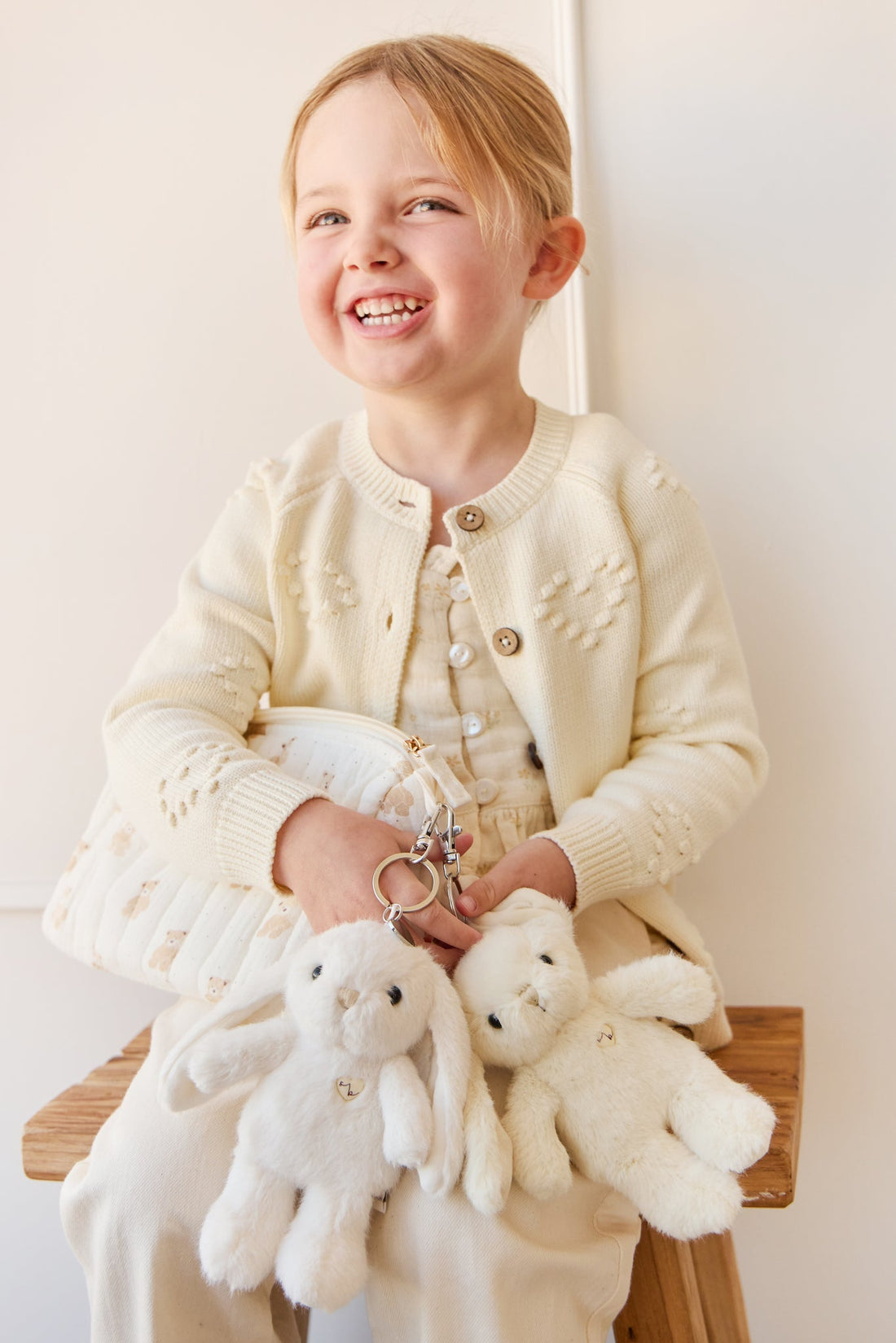 Snuggle Bunnies - Penelope Keyring - Sunshine Childrens Toy from Jamie Kay USA