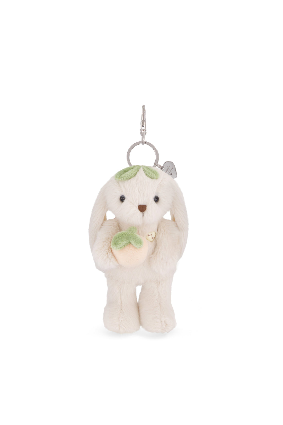 Snuggle Bunnies - Peach Penelope Keyring - Ivory Childrens Toys from Jamie Kay USA