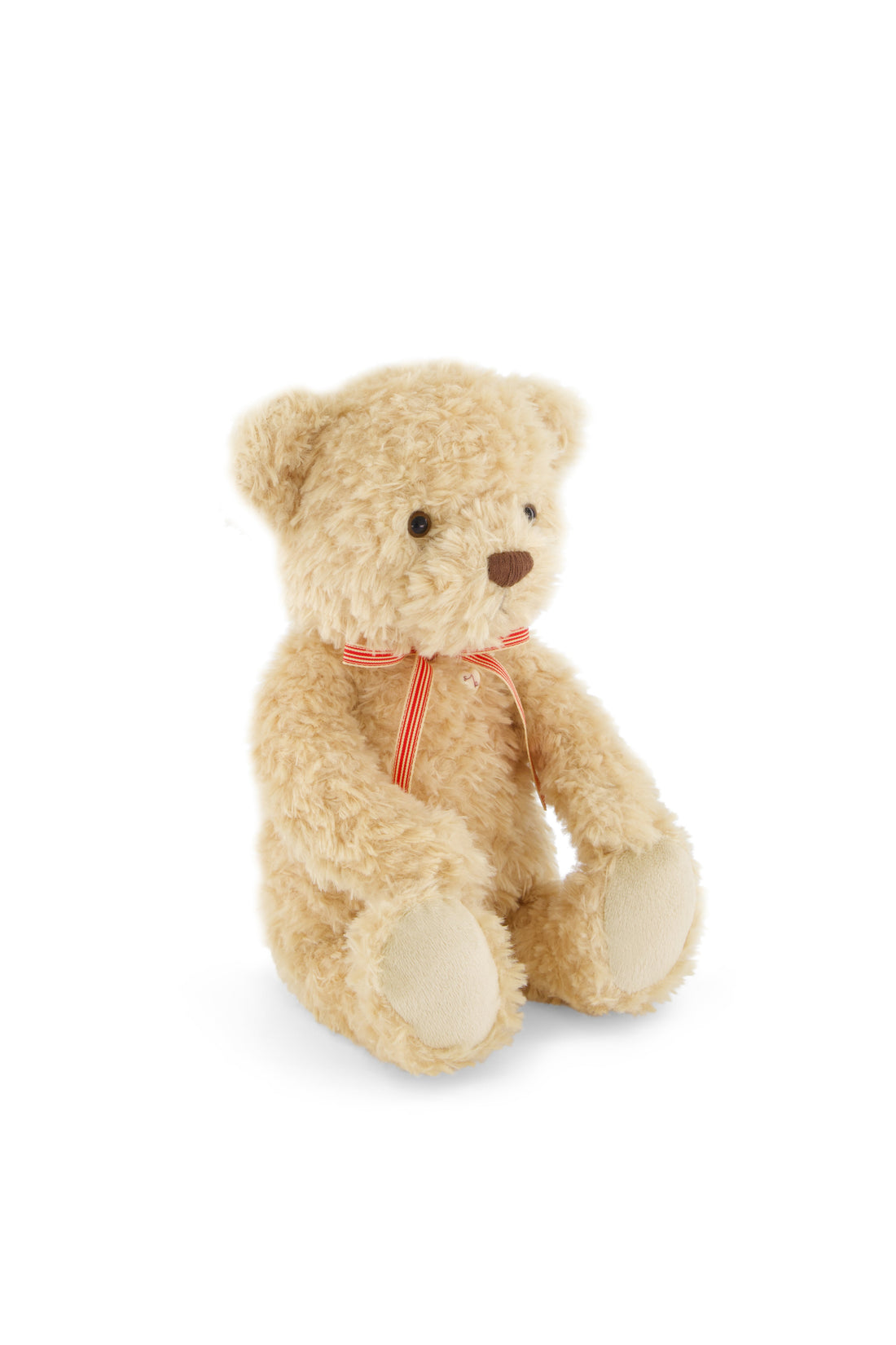 Snuggle Bunnies - Arthur the Bear - Arthur with Red Stripe Bow Childrens Toys from Jamie Kay USA