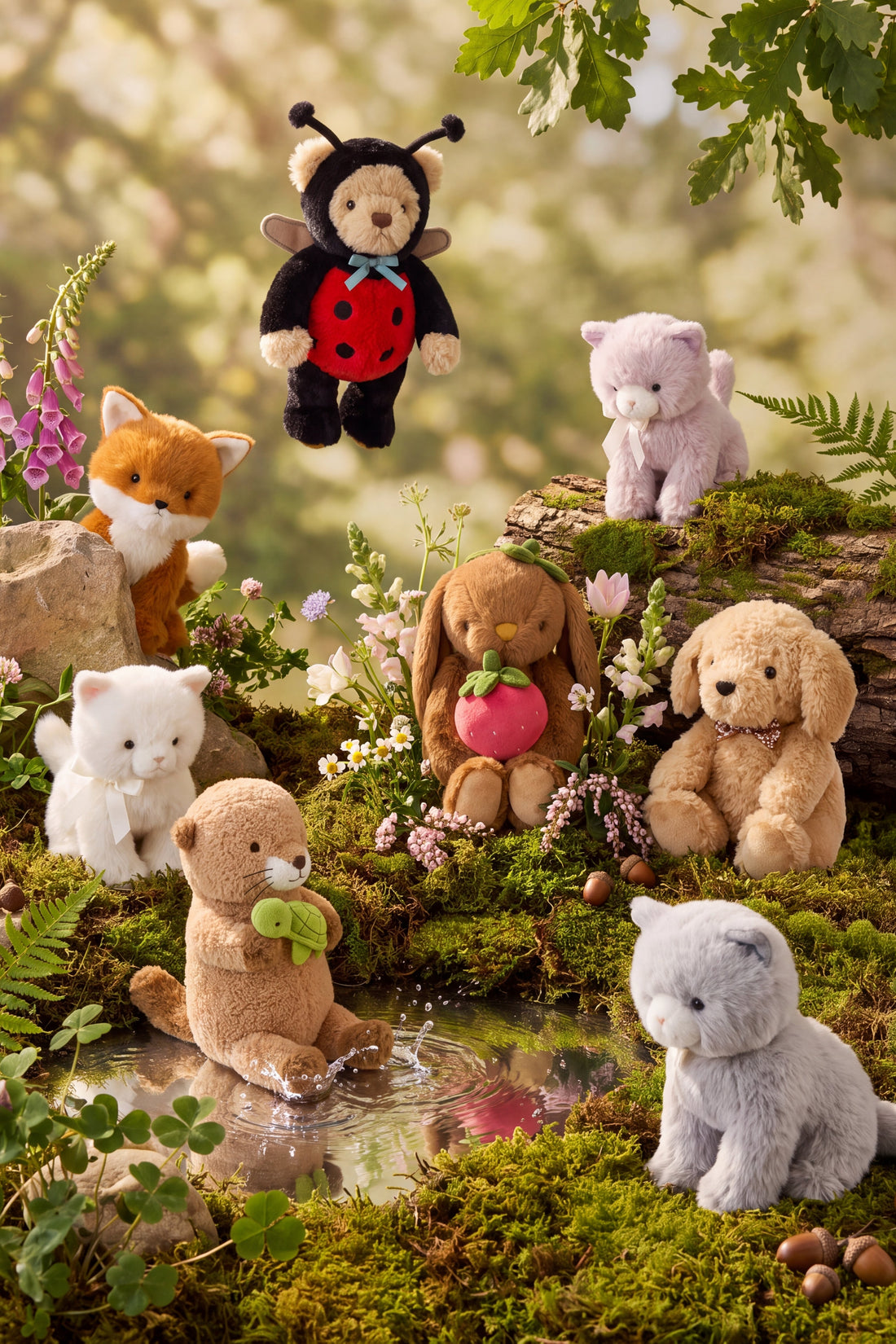 Snuggle Bunnies - Archie the Fox - Natural Childrens Toys from Jamie Kay USA