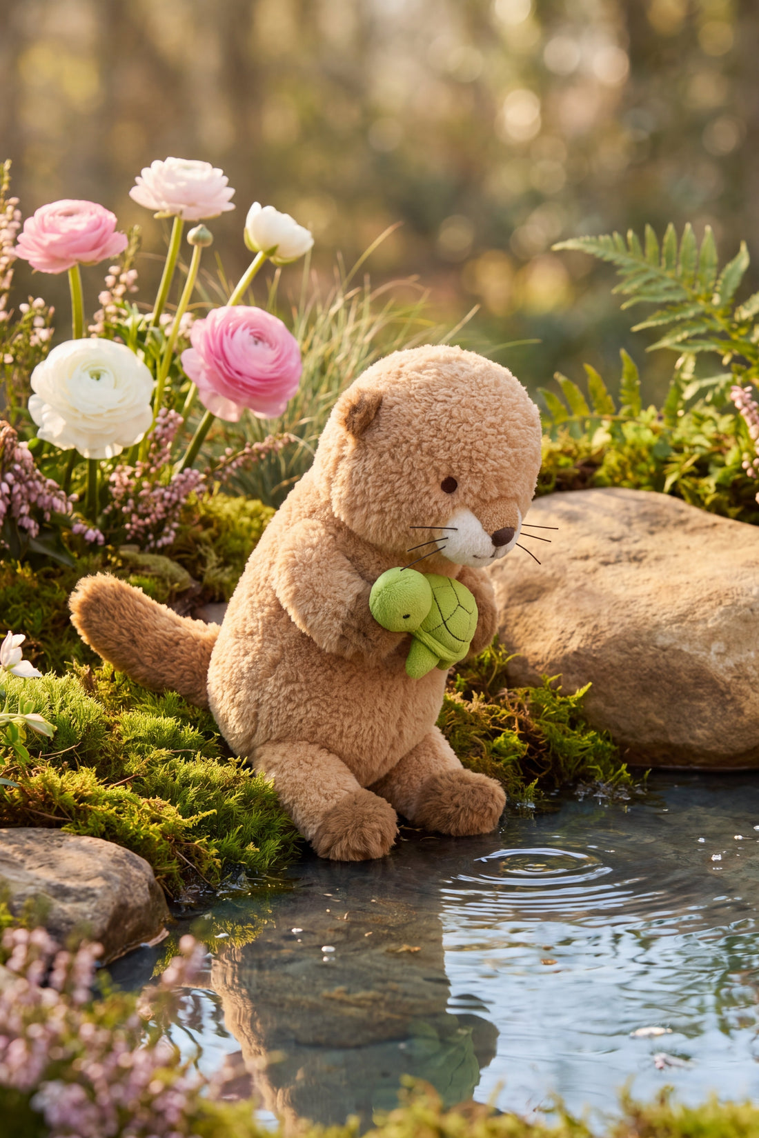 Snuggle Bunnies - Ollie the Otter - Cocoa Childrens Toys from Jamie Kay USA