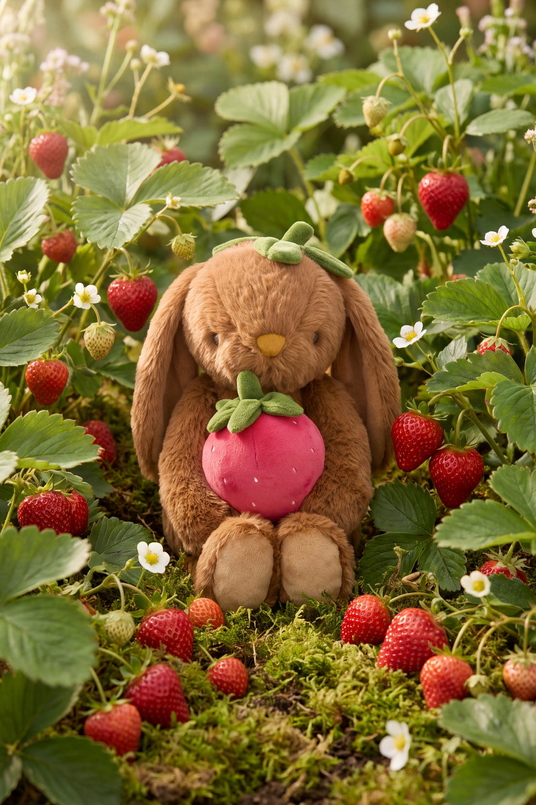 Snuggle Bunnies - Strawberry Penelope - Oak Childrens Toys from Jamie Kay USA