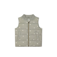 Taylor Vest - Fresh Apples Abbey Stone Childrens Vest from Jamie Kay USA