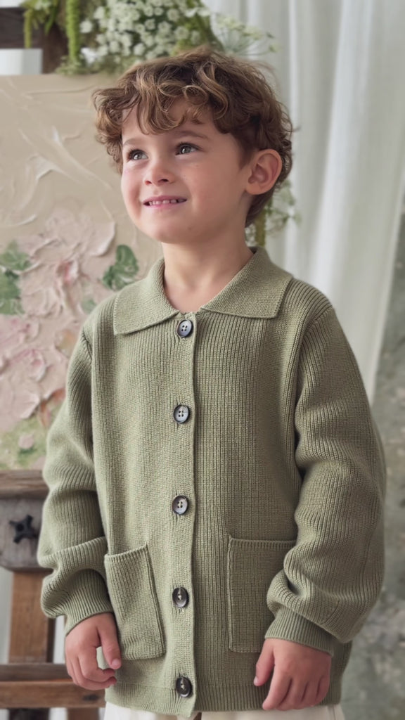 Hendrick Knit Jacket - Backyard Childrens Jacket from Jamie Kay USA