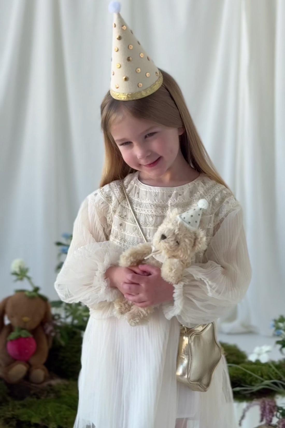 Snuggle Bunnies - Party Arthur - Ivory Childrens Toys from Jamie Kay USA