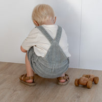 Chase Short Cord Overall - Dusted Olive