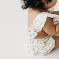Fleur Playsuit - Papllion Garden - Floral printed baby playsuit from Jamie Kay