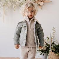 Jack Zip Jersey - Cove Childrens Knitwear from Jamie Kay USA