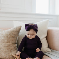 Organic Cotton Modal Elastane Long Sleeve Bodysuit  - Fig - Baby Bodysuit from Jamie Kay