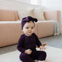 Organic Cotton Modal Elastane Long Sleeve Bodysuit  - Fig - Baby Bodysuit from Jamie Kay