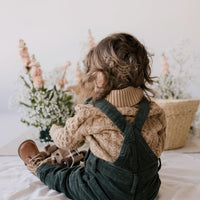 Henry Knit - Latte Marle Childrens Knitwear from Jamie Kay USA
