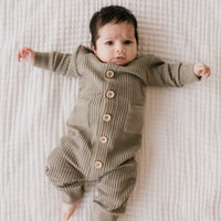 Organic Cotton Waffle Lincoln Onepiece - Woodland Childrens Onepiece from Jamie Kay USA