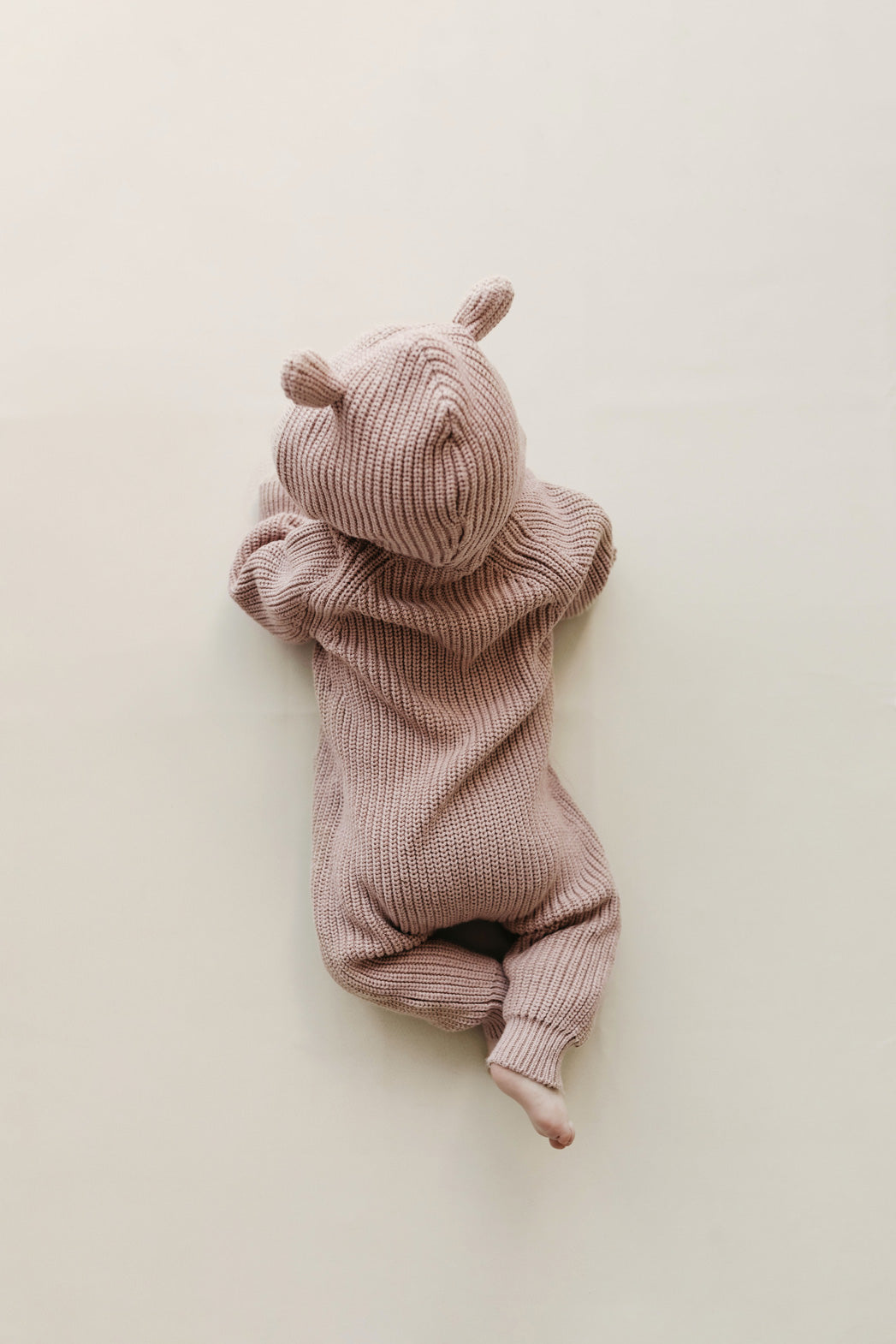 Luca Knitted Onepiece - Mahogany Rose Marle Childrens Onepiece from Jamie Kay USA